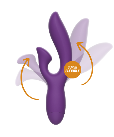 REWOFUN VIBRADOR FLEXIBLE CON  Vibrador para estimulação intensa e profunda do clitóris