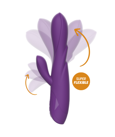 REWORABBIT Vibrador duplo de silicone para o clitóris.