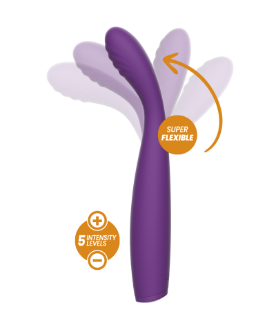 REWOSTIM Vibrador flexível e potente com múltiplos modos.