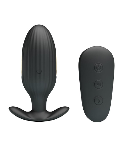 ROYAL PLEASURE PLUG ANAL CON E Plug anal com vibração e estimulação elétrica