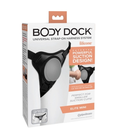 BODY DOCK ELITE Arnês para dildo com design inovador.