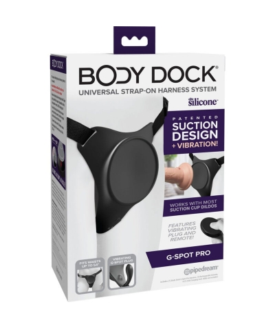 BODY DOCK DELIGHT Arnés vibratório com sucção e vibração intensa