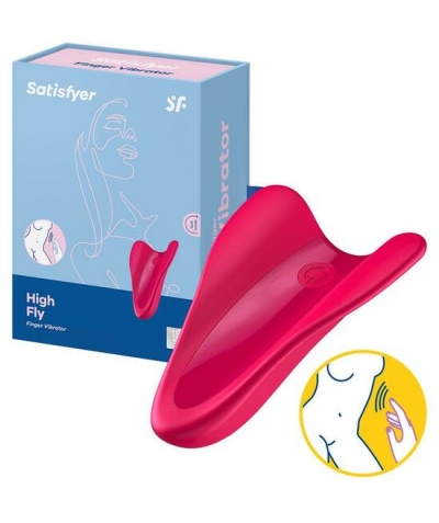 SATISFYER HIGH FLY Massageador para colocar nos dedos.