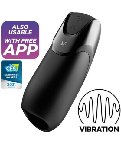 MEN VIBRATION + CONNECT APP Vibração masculina satisfatória + com aplicativo