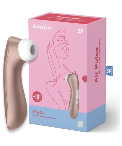 SATISFYER PRO 2 VIBRATION Chupador de clitóris com 11 modos de sucção