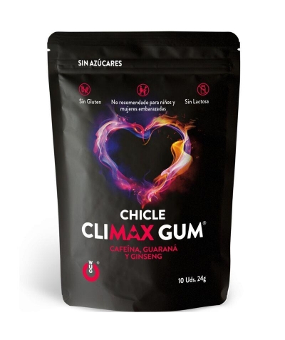 CLIMAX CHICLE Chicletes wug dry: suplemento alimentar para relacionamentos.