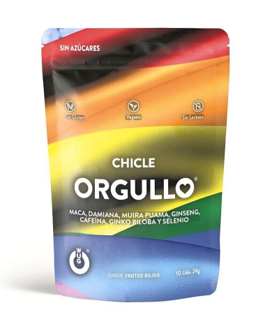 ORGULLO CHICLE Suplemento para aumentar desejo e prazer sexual