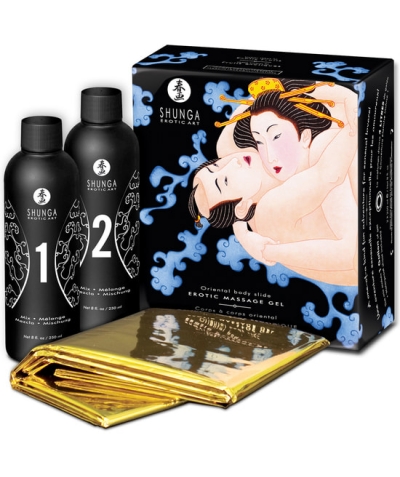 SHUNGA EROTIC MASSAGE Oriental melee massagem erótica gel frutas exóticas