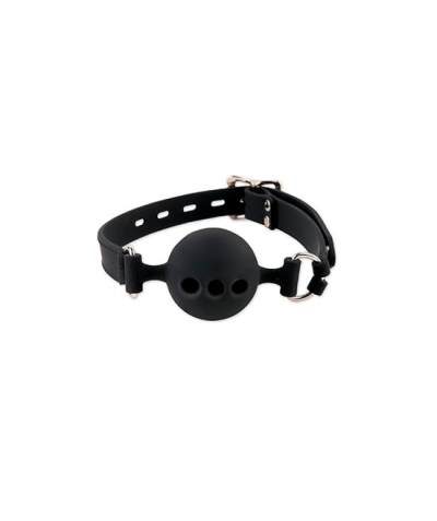 SILICONE BALL GAG MEDIUM Mordaça respirável média, fetiche de fantasia