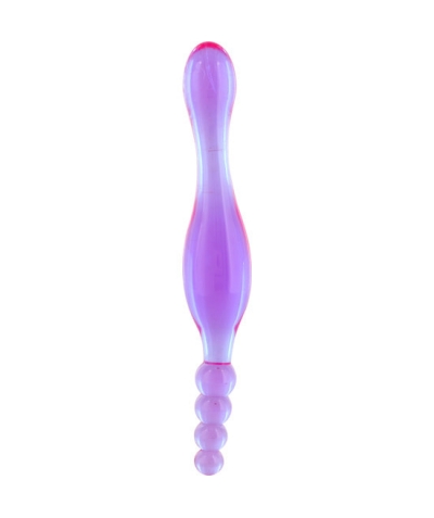 SMOOTHY Dildo macio para uso anal vaginal ou roxo