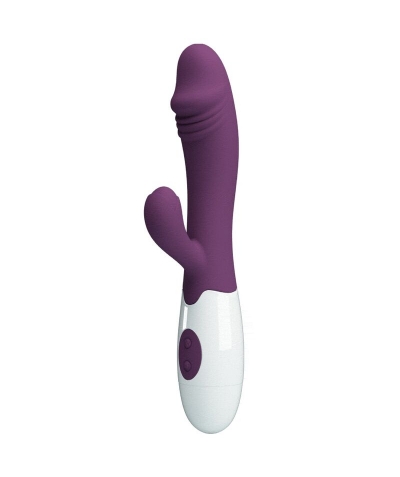 SNAPPY VIBRADOR PUNTO G MORADO Estimulador duplo para o ponto g e clitóris