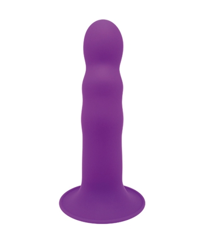 SOLID LOVE PURPLE Dildo de dupla densidade, termorreativo e seguro.