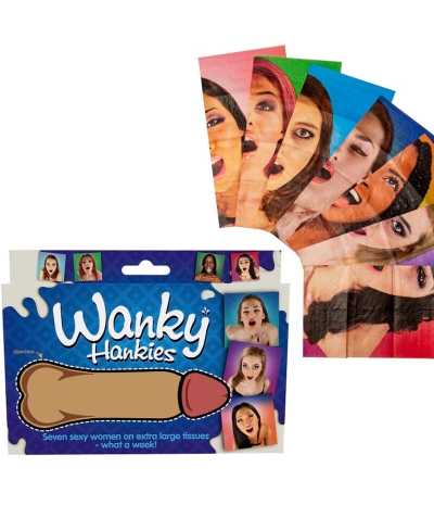 WANKY Lenços grandes com desenhos sensuais para festas.