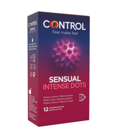 SPIKE Preservativo sensual intense dots estimulación extra, puntos cónicos, 12 unidades
preserv