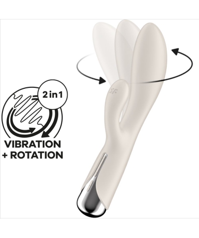 SATISFYER SPINNING RABBIT 1 Vibrador de coelho com rotação e vibração