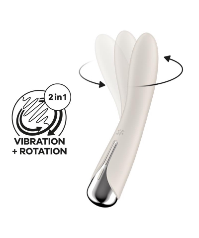 SPINNING VIBE 1 Vibrador ponto g com vibração e rotação.