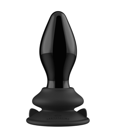 STRETCHY Elástico - vibrador de vidro - com ventosa e remoto - recarregável