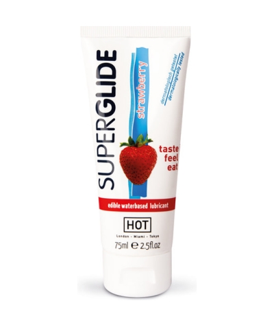 SUPERGLIDE SABORES Lubrificante comestível sabor morango