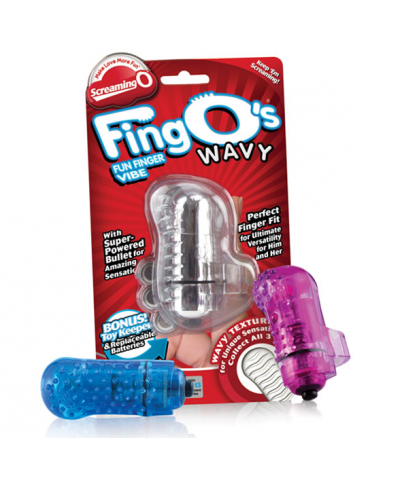 THE FINGOS Anel vibratório de silicone para zonas erógenas