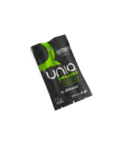 UNIQ MEGASEX Preservativos ultrafinos uniq megasex para sensación naturalpreservativos ultrafinos uni