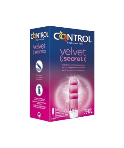 VELVET SECRET Mini estimulador secreto de veludo de controle