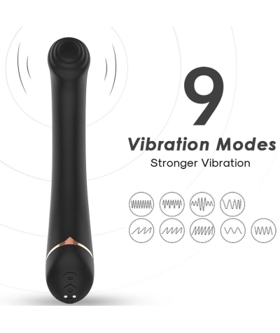 VIBRADOR CABEZA PLANA SILICONA Vibrador armony: intenso prazer com 9 modos.