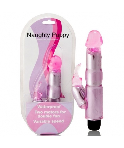 VIBRADOR Vibrador de gelatina com estimulador de clitóris