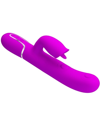 VIBRADOR RABBIT CON LICKING FU Vibrador duplo com funções avançadas de estimulação