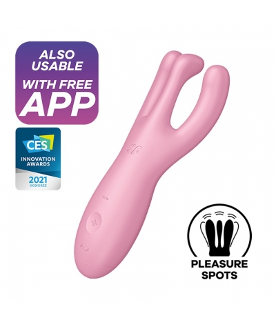 SATISFYER THREESOME 4 Vibrador satisfyer threesome 4: potente e versátil.