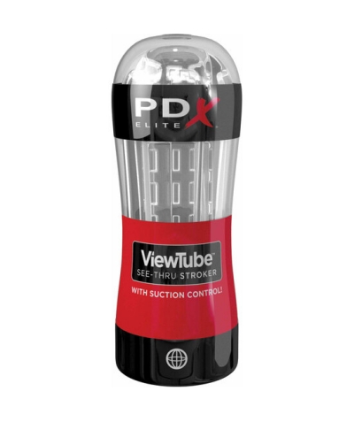 VIEWTUBE SEE-THRU STROKER Pdx elite - masturbador stroker viewtube control succion transparente

pdx elite - masturb