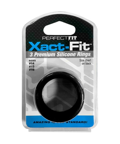 XACT FIT 3 S Kit perfect fit xact fit 3 anéis de silicone - 3,5 cm, 3,8 cm e 4 cm