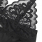 BABYDOLL COM PEITO ESTAMPADO FLORAL PRETO L/XL nº8