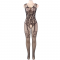 OPEN CROTHLESS BODYSTOCKING FLOWER LACES SL nº4