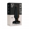 Plug anal - básico - 12,8 cm - preto