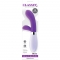 Silicone g-spot vibrador de coelho - roxo