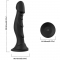 VIBRADOR DILDO E PLUG ANAL CONTROLE REMOTO PRETO