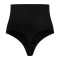 SEAMLESS CINTURA ALTA THONG MEDIUM CONTROL - BLACK L