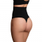 SEAMLESS CINTURA ALTA THONG MEDIUM CONTROL - BLACK L