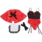 HALLOWEEN NAVIDAD ADULTO CAPERUCITA ROJA DISFRACES COSPLAY n