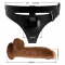 ARNÊS CUECAS UNIVERSAL ARNÊS COM DILDO MICHEAL 20 CM PRETO n