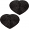 HEART GEM PEZONERAS - NEGRO nº2