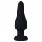 PLUGUE ANAL INTENSO PIPO M SILICONE PRETO 11 CM nº1