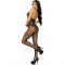 Leg avenue - body malha com abertura entrepernas - preto