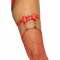 COURO VEGANO TIGH HIGH GARTER TAMANHO ÚNICO - VERMELHO nº5