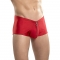 Boxer masculino com zíper vermelho