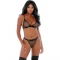 Opostos atraem contraste lingerie conjunto preto