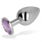 PLUG ANAL COM CRISTAL VIOLETA 8 CM nº2