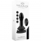 Pluggy - vibrador de vidro - com ventosa e controle remoto -