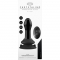 Pluggy - vibrador de vidro - com ventosa e controle remoto -