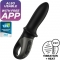 Satisfyer hot passion vibrador anal com calor - preto